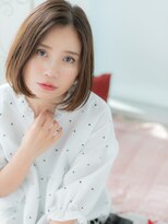 ドクターズ サロン ラブ(Dr's Salon LAB)&nbsp;髪質改善ツヤ髪ノ―バングな大人ボブg古河20代30代40代
