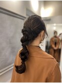 パーティーアレンジ/ポニーテール[渋谷/ヘアセット/ヘアアレンジ