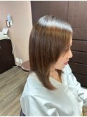 ツヤ髪ストレート