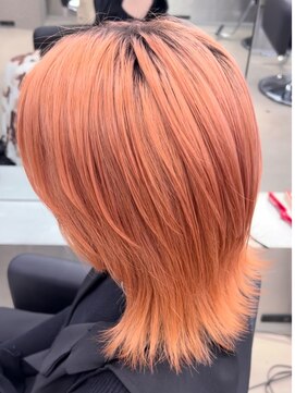 ペレ 栄店(PELE) 斜めバング/グレージュカラー/シルキーベージュ/栄/名駅