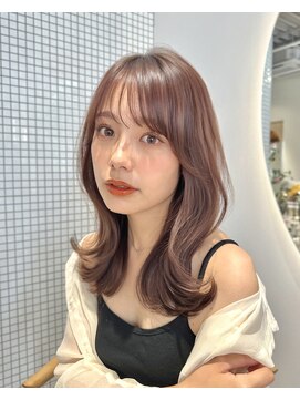 アンアミ シブヤ(Un ami shibuya) 【Unami】池田　大人ミディアム『上品な顔まわり×くびれヘア』