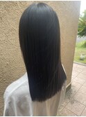 髪質改善艶髪ストレート+カット