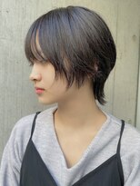 パドル(Paddle)&nbsp;ショートウルフ/ウルフカット/顔周りレイヤー/小顔カット/黒髪