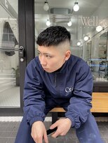 ウェルネス(Wellness)&nbsp;スキンフェードクロップスタイルフェード刈り上げ