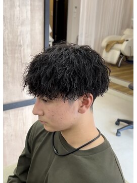 メンズギフト(men's GIFT) 刈り上げツーブロックツイストスパイラルパーマ