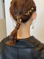 ヘアセット/パーティーヘアセット/タイトヘア/渋谷