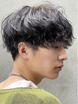 レタッチバイフィフス(RETOUCH by fifth) マッシュシャドウパーマテテ風無造作パーマ刈り上げなし