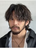 緩めツイストスパイラル無造作シャドウパーマ渋谷メンズ