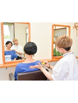 ひたちなか市の何でも話しやすいアットホームな美容室♪高い技術力でお悩みを解決に導きます◎