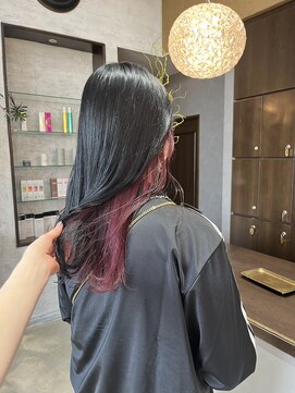 アールトゥーヘアー(art To Hair) インナーカラー／ピンク／秋カラー