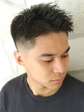 ヨシザワインク バンダイ(YOSHIZAWA Inc. BANDAI) 新潟/万代/メンズ専門店/短髪/アップバング/ショートスタイル