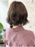 ＊/ふわふわボブ大人女子可愛い前髪くるくるパーマボブ30代40代1
