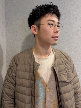 ヌース(NOOS) メンズショートパーマ