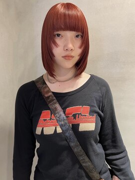 ペレ 梅田(PELE) イメチェン/ホワイトブロンド/外ハネボブ/ワイドバング/梅田