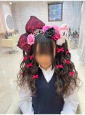 盛り髪ツインテール