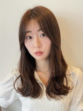 コードライン 富士宮店(CODE.LINE) 《CODE.LINE》美髪薄めバングセミディ大人可愛いパーマ