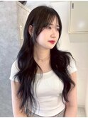 [rizu]韓国ヘア/韓国レイヤー/チョコレートブラウン
