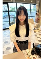 リベラル(liberal)&nbsp;艶髪ブルーブラック シースルーバング【20代/30代/40代】