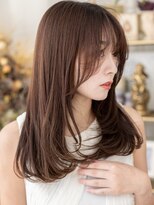 カバーヘア イヴ 戸頭店(COVER HAIR EVE)&nbsp;■ココアグレージュワンカール韓国風巻きロング809戸頭20代30代