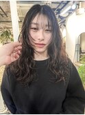 デジタルパーマ顔まわりレイヤー
