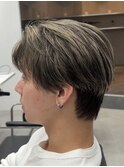 センターパート ローライト 鹿児島メンズ