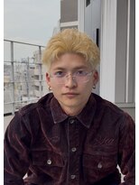 コードバイケンジ 戸塚(CODE by KENJE) 王道金髪スパイキーヘア