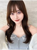 韓国顔周り/ハイレイヤーカット/ワンホンレイヤ 一/池袋