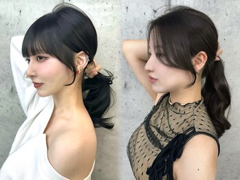 ビューブルー 亀戸錦糸町(VIEW BLUE)の写真/【亀戸/錦糸町】顔周りレイヤーが大人気！韓国風くびれカットでどこからみてもオシャレにキマる◎
