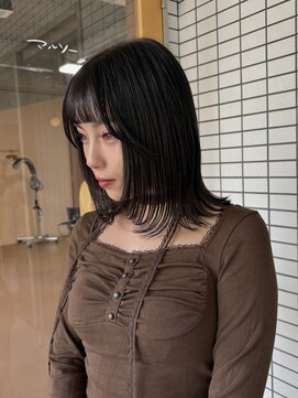 マルソー ミディアムレイヤー×ブルベさんオススメアッシュカラー