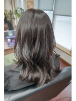 ルッカヘアガーデン 鶴ヶ島店&nbsp;ブリーチなし/ダークグレージュ/赤みなしカラー