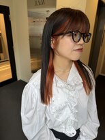 ナンバー ソポ 札幌/ジャム 札幌(N° sopo/JAM) チラ見せオレンジブラウン