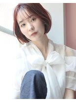 キングスベリー(Hair Relaxation King's Berry) チェリーレッドボブ7.23ナチュラルショート