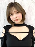 【大重】韓国風くびれボブ/新宿/髪質改善/ショート/縮毛矯正