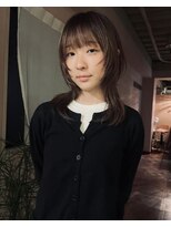 楪(yuzuriha)&nbsp;Chocolate brown × Hush cut