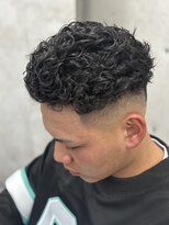 スウェル 稲毛店(Swell)&nbsp;MEN’S HAIR/サーフカール/刈り上げセンターパート/稲毛