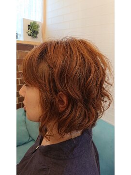 ヘアー ガーデン アンジュ(hair garden Ange) デジタルミディアムパーマ