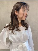 ☆シースルーバング×透明感グレージュ☆