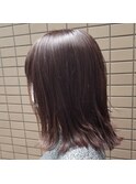 簡単外ハネ、ペールピンク☆