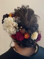 アフロディーテ ヘアーアンドトリートメント 京橋店(afrodite hair&treatment)&nbsp;成人式スタイル！今回は飾りも作らせ頂きました♪