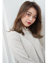 アイエン(aien) 【aien】ワンカールで簡単♪大人かわいい小顔かきあげロング