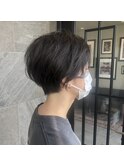 お客様スナップ 黒髪ショート/ハンサムショート