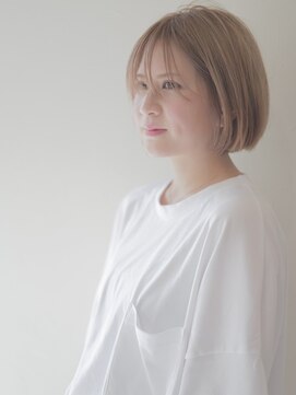 ファブ 千葉店(FaB) フェザーバング/カーキグレージュ/マッシュショートボブ[千葉駅]