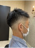 20代30代40代ナチュラル束感爽やかツーブロックショート
