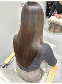 髪質改善＊透明感カラーくすみグレージュ＊美髪【Zina 茶屋町】 