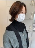 ハンサムウルフ/ウルフカット/前髪なしウルフ◎20代30代40代