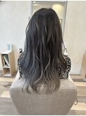 #アッシュブラック#シルキーベージュ#オンブレ#パーマ