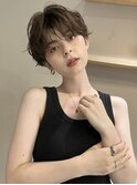 大人のひつじパーマショート☆