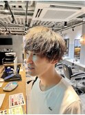 無造作ツイストスパイラルパーマ マッシュ メンズパーマ