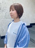 グレージュショートhair