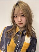 顔まわりレイヤーカット フロントカット
